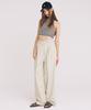 THEFRHT Double-Pleat Cotton Wide Pants (Melon)