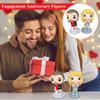 Desktop Figures , Engagement Anniversary Figures , Proposal Ornaments