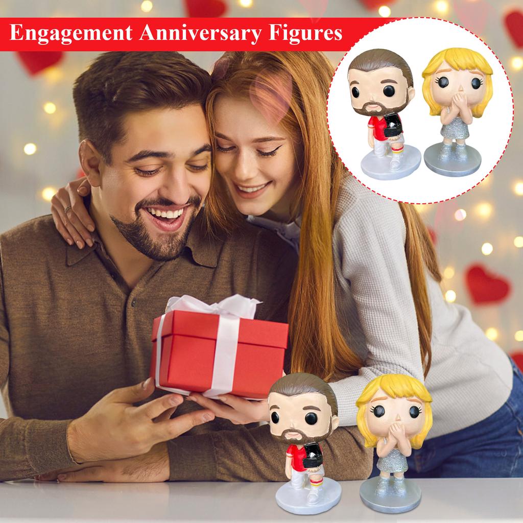 Desktop Figures , Engagement Anniversary Figures , Proposal Ornaments