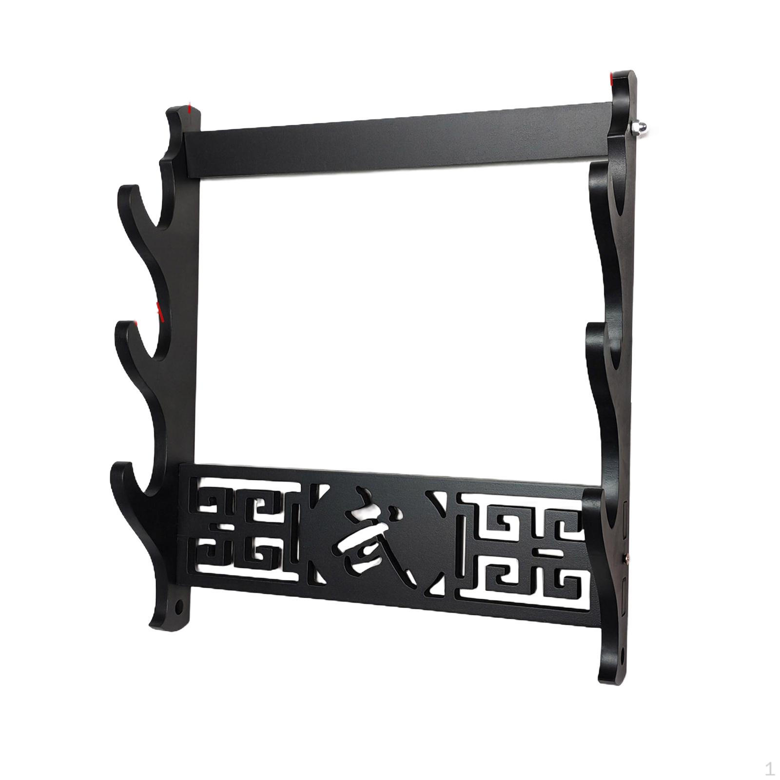 

Подставка для самурайского меча, настенная многофункциональная подставка, держатель дисплея Wakizashi для квартиры 3 Tier