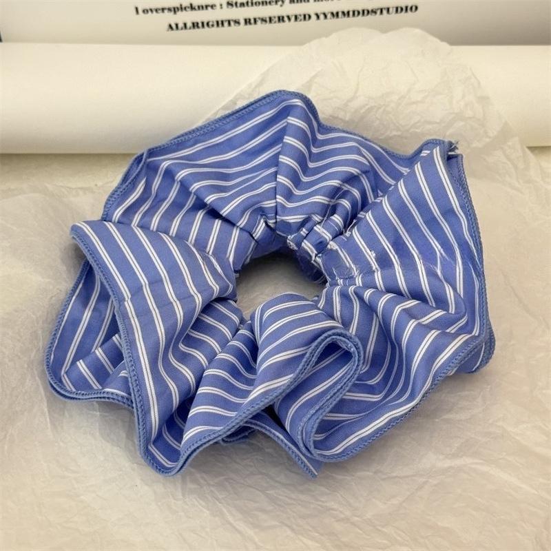 Volán vysoké elastické gumičky do vlasů Dívčí Francouzské Vintage Elegantní gumičky Stuha Sponky do vlasů Ženy Dívky Roztomilé doplňky pro úpravu vlasů