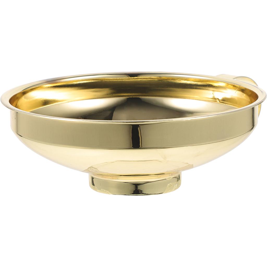 Stainless Steel Canning Funnel Wide Mouth Metal Funnel for Kitchen Jar Filling Oil Juice Soy Sauce Liquid Transfer Tool