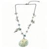 Custom Starfish Pearl Necklace: Stylish Vacation Shell & Natural Stone Collarbone Chain. Perfect Versatile Accessory.