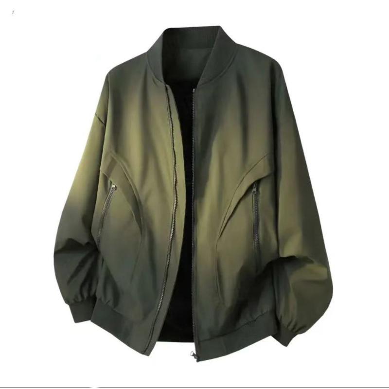 

Куртка Мужская Осень Новая Бейсбольный Воротник Заряд Мужская Куртка Короткая Куртка Мужская XL