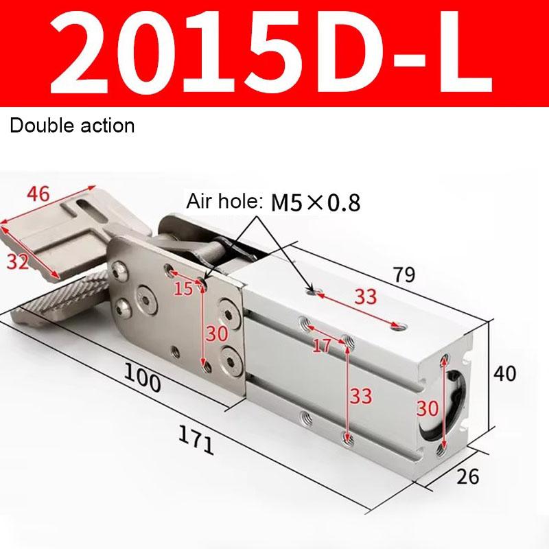 Serie Air EOAT Pneumatikzylinder 2015D 1615D Greifer für Robotermaschinen Einfachwirkend Doppeltwirkend Manipulator Endklemmen