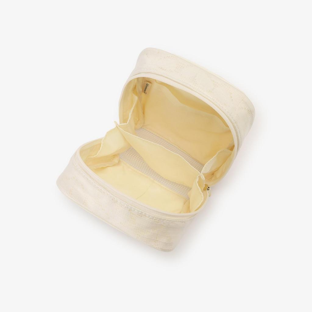 Afternoon Tea Living Portemonnee JM10, Mini Spa Tas met Kant, Wit