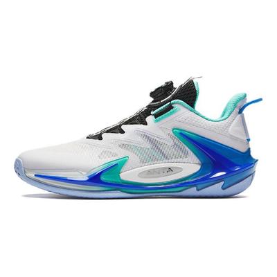 Kids Outdoor Professional Non-Slip Wear-Resistant Breathable Low-Top Basketball Shoes Kids Sneaker White Blue Green 312431111-1