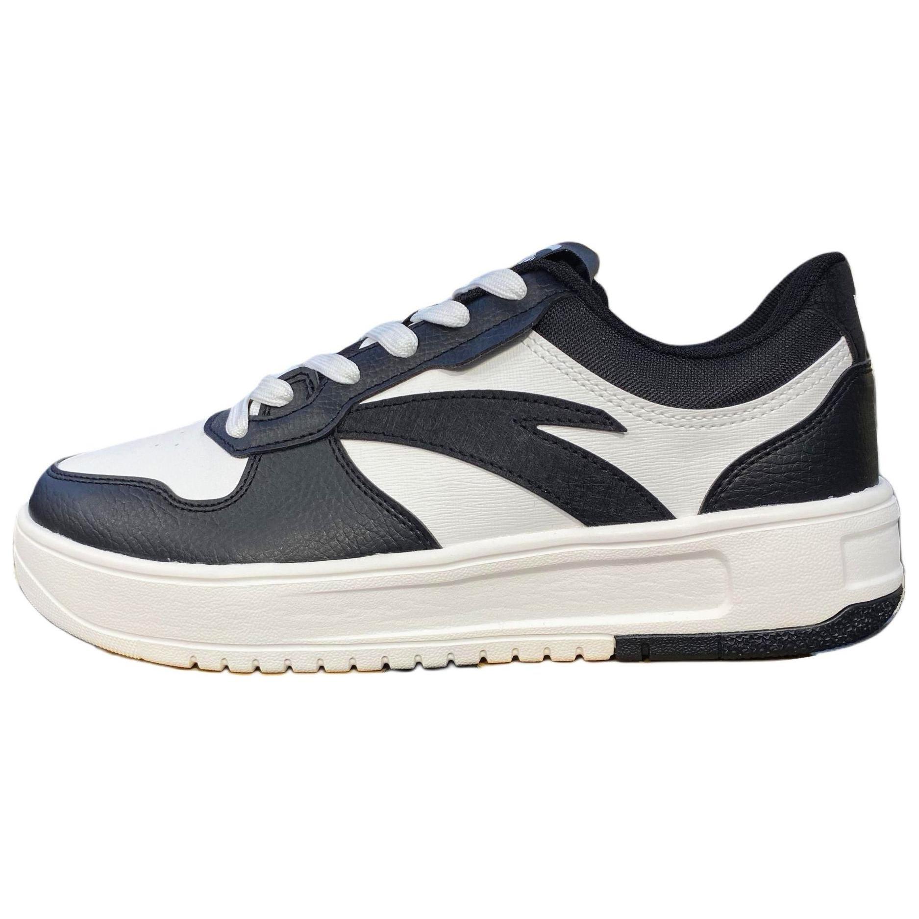 

Новые нескользящие, износостойкие, дышащие кеды с низким верхом для скейтборда Anta, мужские, черно-белые 112418016-3 39