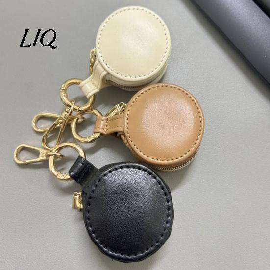 Small Storage for Earrings Portable Jewelry Box Keychain, PU Leather Travel Organizer Case, Soft Anti Scratch Protector Velvet Lining Secure