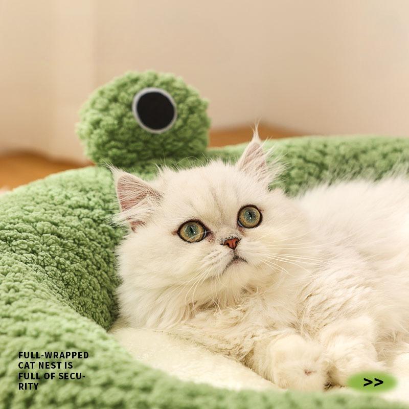 Warm Pet Nest Original Frog Series Warm Cat Nest Dog Nest Autumn and Winter House Nest Pet Supplies