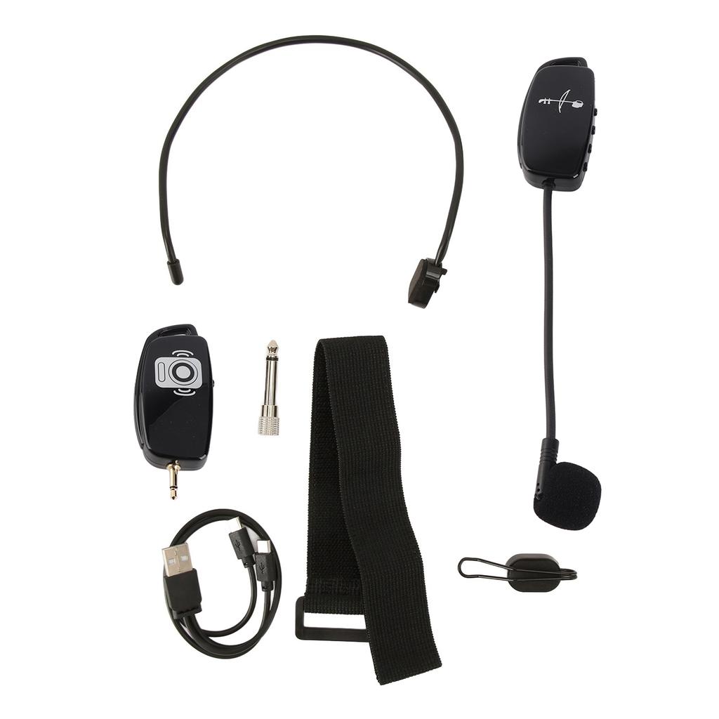 Erhu Microphone 2.4G Wireless Anti Interference Plug and Play Noise Reduction Violin Microphone Pickup for Instruments