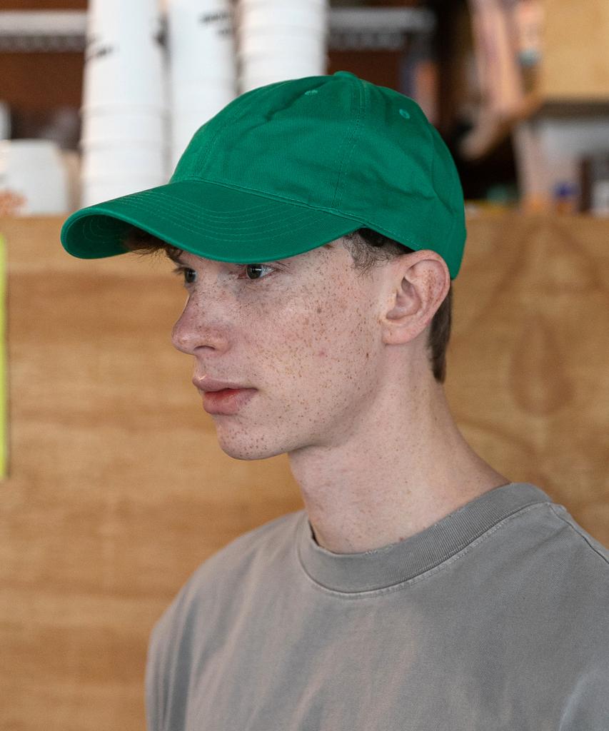 Chaebteo Casual Washing Ball Cap-Green