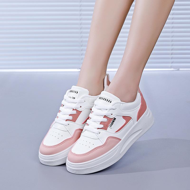 Foreign trade 35-44 little white shoes women's 2025 new spring popular versatile platform leisure sports student board shoes QR773