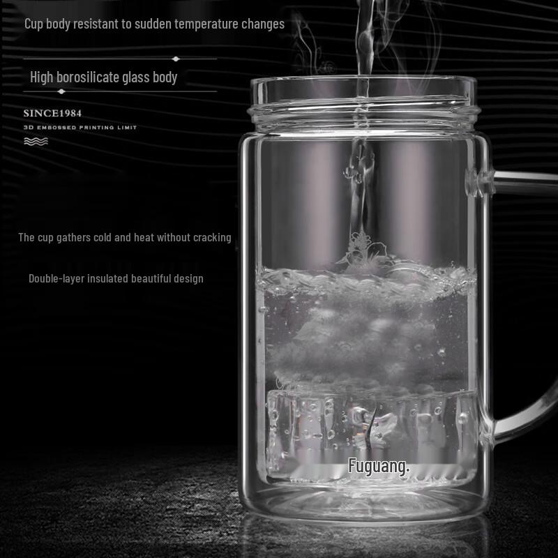 Fuguang Double-Layer Glass Bottle