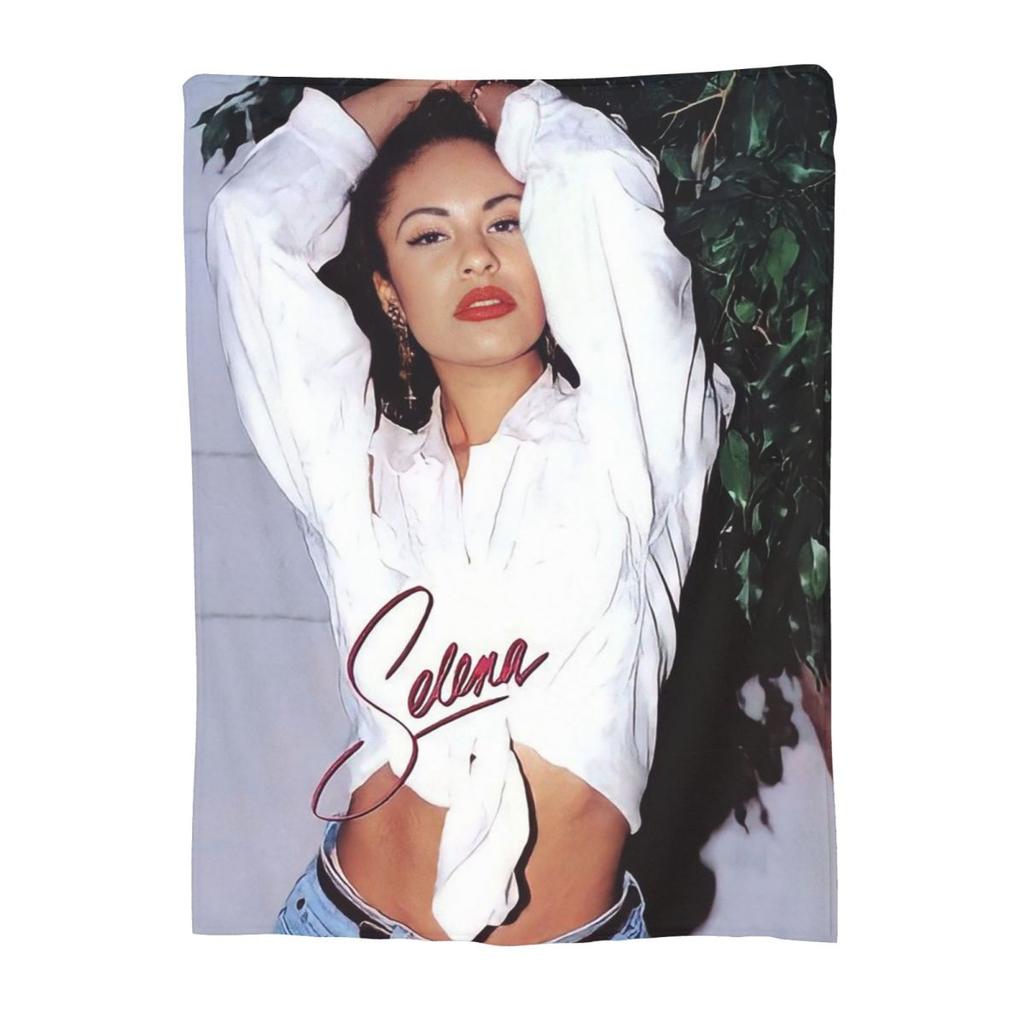 Selena Quintanilla Vintage Blankets Fleece Sofa Throw Blanket Breathable Throw Blankets for Couch Bedding Throws Bedspread Quilt