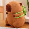 23cm Internet Celebrity Capybara Plush Toy Turtle Shell Backpack Capybara Doll Home Decor Children's Gift Plushies Capybara