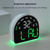 Digital Alarm Clock for Bedroom Desk Clock for Living Room Bedroom with Large Number,Dimmer,Loud Alarm Temperature