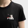 New FILA ORIGINALE T Shirt Women's Jet Black F51W529109F-BK