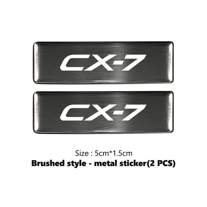For Mazda Car Body Sticker Badge Auto Styling Decoration Accessories 2 3 4 5 6 7 8 ATENZA Axela 323 626 RX8 CX6 CX5 CX4 YUG2