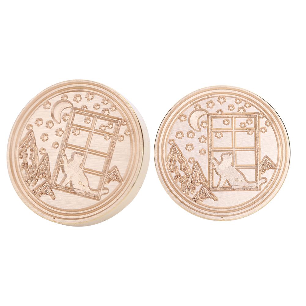 Fairy Tale Wax Seal Stamp Replacement Vintage Round Shaped Decorative Antique Sealing Wax Gift Packaging Invitations