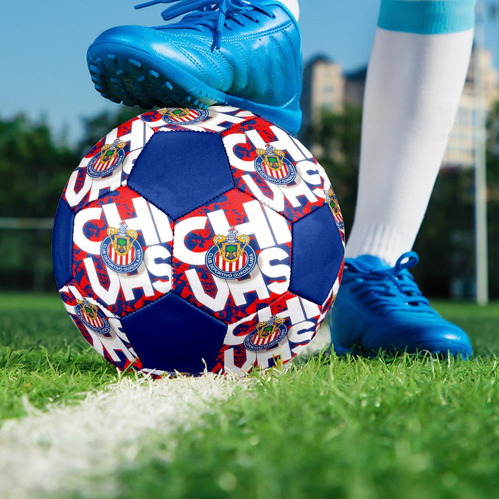 Chivas Fondo De Pantalla Indoor Soccer Ball Colorful All Ages Size 5 Machine Stitched PVC Competition Ready Durable High-Bounce