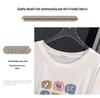 Plus Size Slimming Short-Sleeve Mid-Length T-Shirt for Women (200/300/350 Jin)