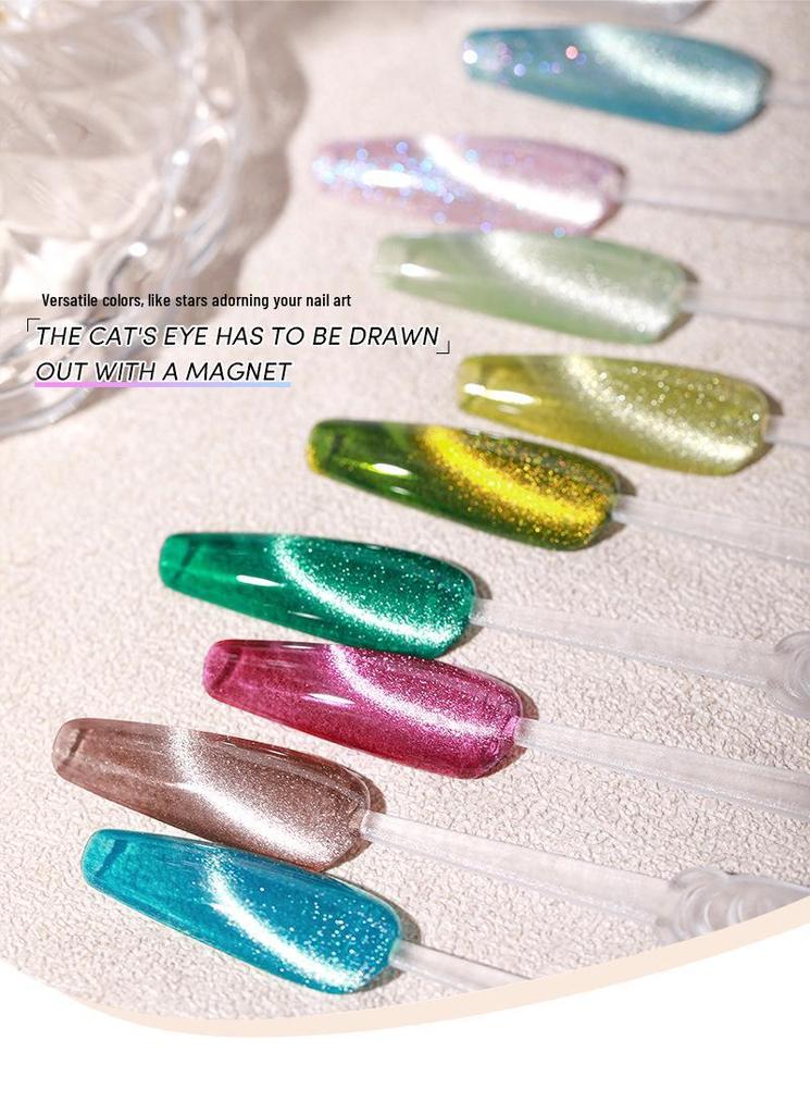 2024 Trendy 36-Color Cat Eye Nail Gel Set - Sparkly UV Gel for Salon Use