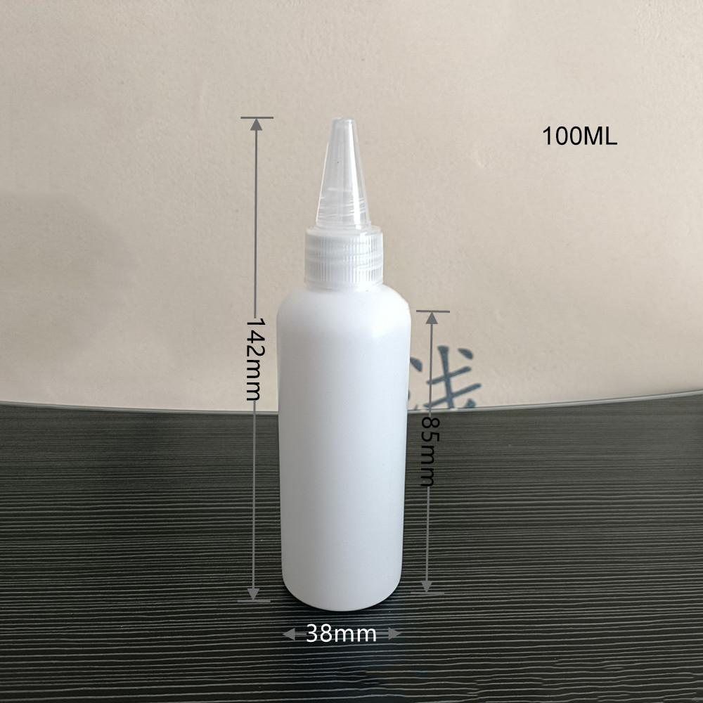 5/10/20/30/50/60/100ml Empty PE Plastic Glue Bottles With Screw-On Lids Squeeze Liquid Ink Oil Dropper Bottles
