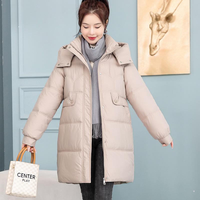 Large Size Cotton-padded Clothes, Women's Loose Cotton-padded Clothes, New Winter Casual Cotton-padded Jackets, Thickened and Warm Jackets