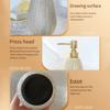 Gold Hand Sanitizer Bottle Luxury Lotion Bottle Ceramic Press Pump Bottles  Toiletries Container