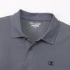 [Champion] Short-sleeved, Antibacterial, Odor-resistant, Quick-drying, UV-cut Polo Shirt with a Single Logo Print, Men's Sportswear C3-DS310-075-L