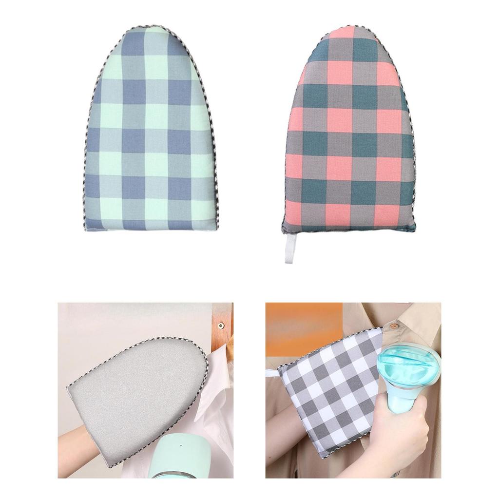 Clothes Steamer Mitt Heat Resistant Portable Mini Ironing Board Ironing Pressing Tool for Household Dorm Laundry Room Travel