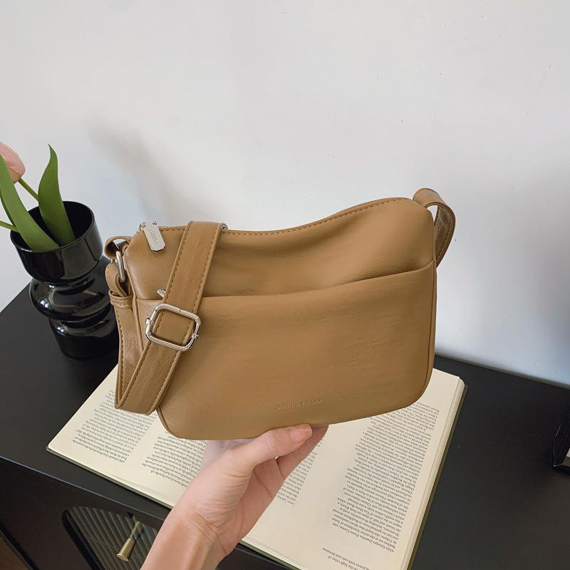

Simple commuter bag women s new niche high-end sense versatile shoulder messenger bag fashionable small square bag хаки