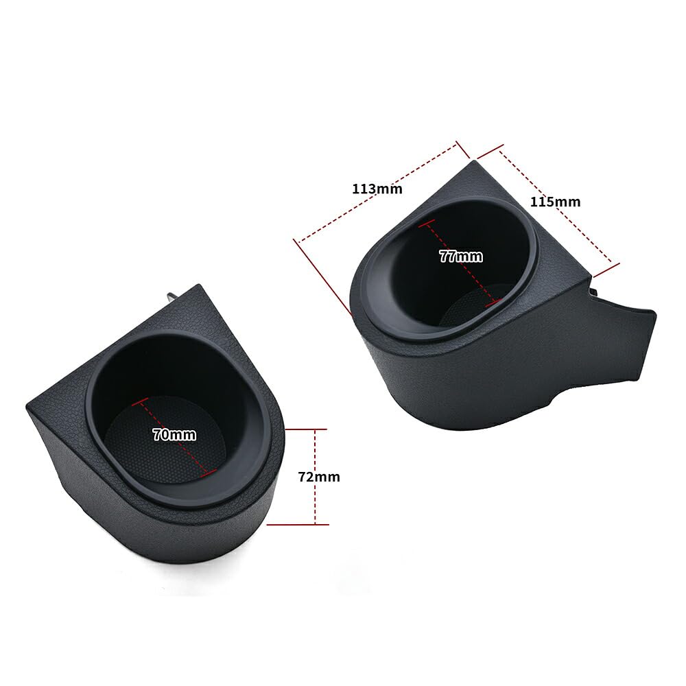 Suzuki Carry Super Carry DA16T Fits September 2013 January Passenger Side Drink Holder 1 Interior Custom Black WD105506 [UNICUL] Exclusive, - 2026,