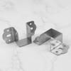 8 pezzi Connettori per Letto Staffe Metalliche per Mobili Morsetti per Telaio del Letto set per Supporto Stabile del Telaio del Letto e Protezioni Anticorrosione