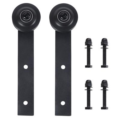 2Pcs Sliding Door Track Rail Pulley Wheel Roller for Barn Door US Farm Hardware Accessories