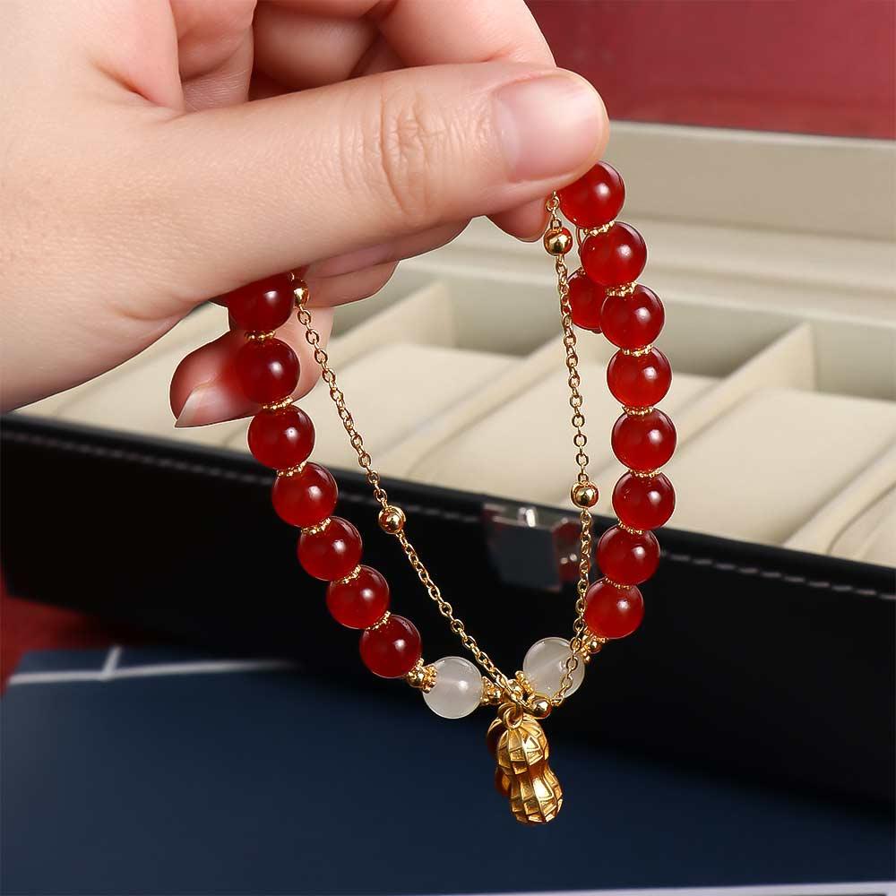 Antique Bracelet Gold Bead Bracelets Korean Style Bracelets Female Hand Chain   Bracelets