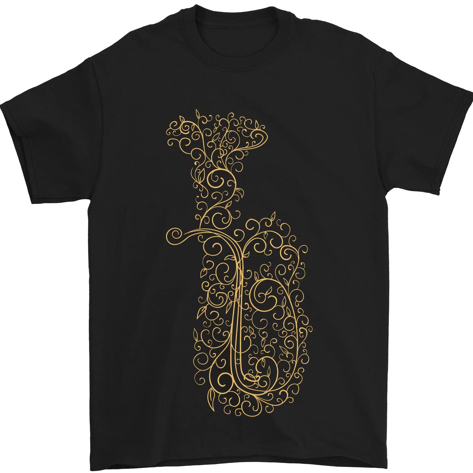 A Tuba Musical Instruments Brass Band Mens Maglietta Cotton XXXXL