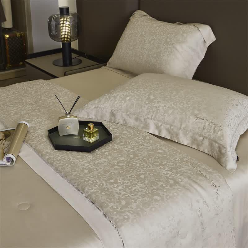 

LISM Leopard Jacquard Lyocell Summer Cooling Quilt