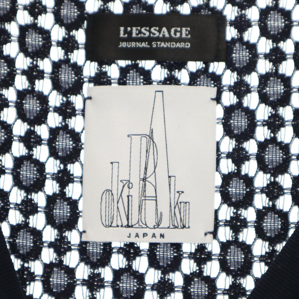 JOURNAL STANDARD L'ESSAGE OKIRAKU collaboration No sleeve race Long dress Women Used