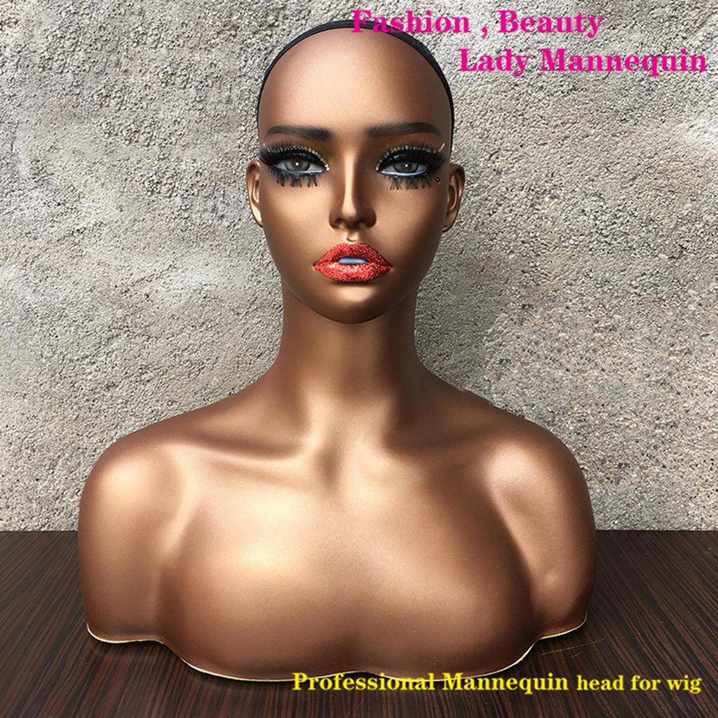 Weiblicher Schaufensterkopf-Ständer für und Zubehör