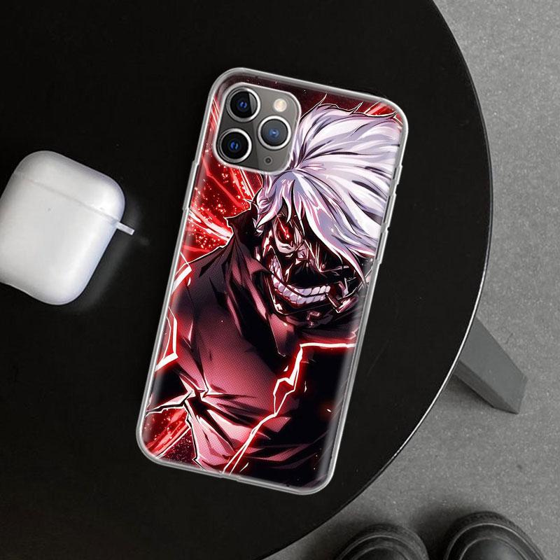 Tokyo Ghouls Anime Phone Case Cover For iPhone 11 12 13 Mini 14 15 Plus 16 Pro Max 17 Air 7 8 + SE Art Customized Fundas 11 12 1