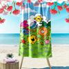Sres. Toalla de Playa para Hombre con Estampado Little Miss, Toalla Grande Suave de Secado Rápido para Playa, Camping, Natación