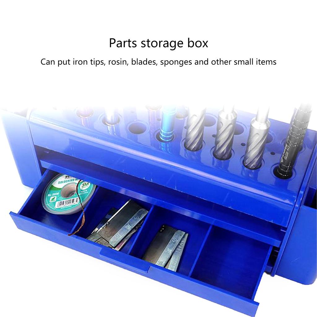 Plastic Storage Box Tweezer Screwdriver Business Card Storage Box for Mobile Phone Repair Desk Desktop Finishing Storage