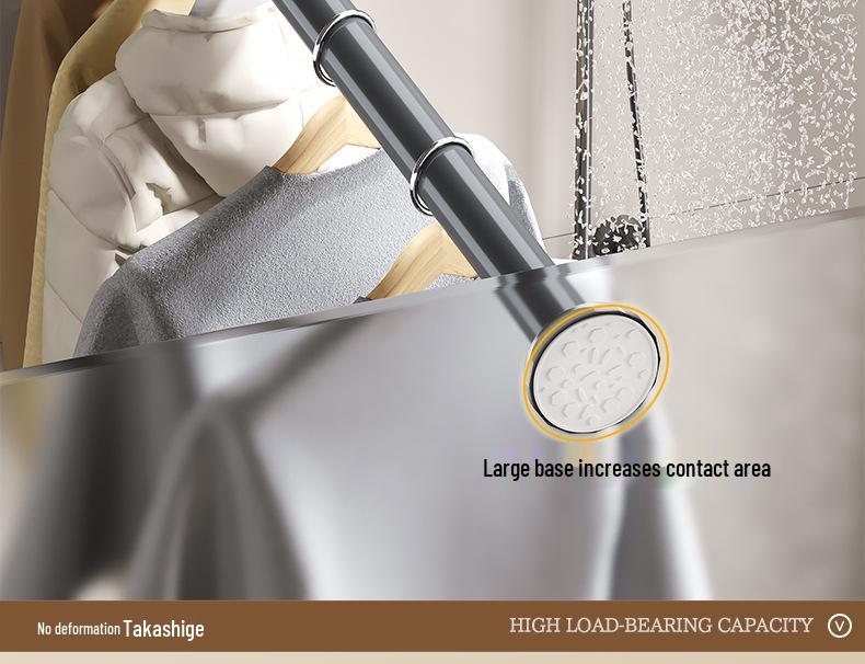 Universelle rostfreie Aluminium-Teleskop-Vorhangstange: Langlebig, Einfach zu installieren für Schlafzimmer und Badezimmer.