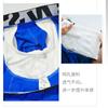 Men'S Boxers Briefs Fly Pouch Front Open Breathable Bulge Underwear Separated Dual Pouch Trunks Enhance Bulge Long Leg Boxers