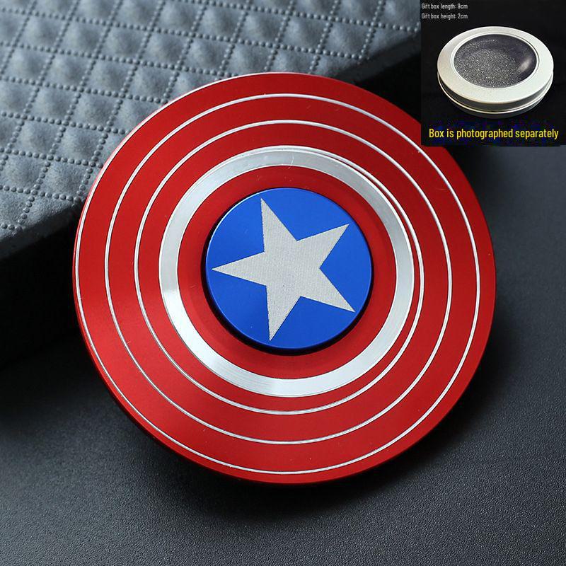 Leuchtendes, buntes Fingergyroskop aus Metall – cooles Dekompressionsspielzeug als Geschenk für Jungen und Schüler