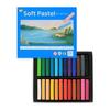 (24 Colors) HASHI Professional Non-Toxic Soft Pastel Set - Chalk Pastel Color Soft Long Pastels For Professionals