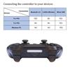 Wireless Bluetooth Game Controller with Dual Vibration for PS4, PS5, PC, and Steam