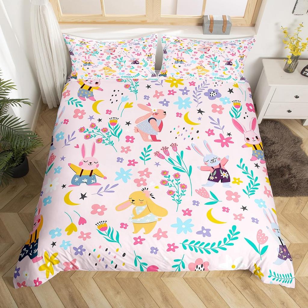Colorful Duvet Covers For Boys Girls Comforter Cover Queen King Full Size Kids Teens Room Decor With 1 Quilt Cover 2 Pillowcases